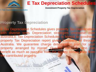 Property Tax Depreciation ATO