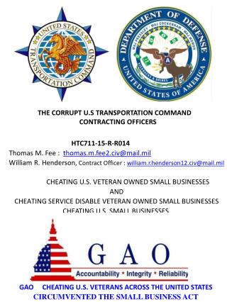 Blog 59 20150810 GAO Pre Award Protest Agains US Transportation Command HTC711-15-R-R014