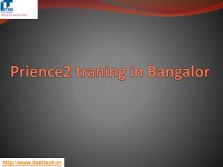 prince2 training in Bangalore