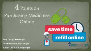 4 points on purchasing medicines online