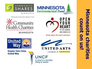 Minnesota charities count on us!