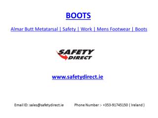 Almar Butt Metatarsal | Safety | Work | Mens Footwear | Boots