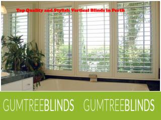 Stylish Vertical Blinds