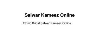 Know the Parts of Salwar Kameez Before Opting to Buy Salwar Suits Online