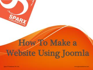 How To Make A Website Using Joomla