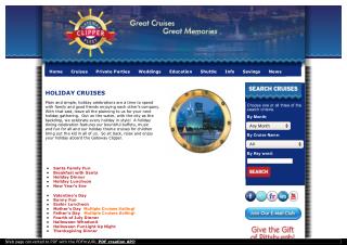 Holiday Cruises in Pittsburgh With Gateway Clipper Fleet