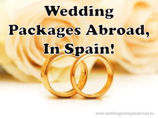 wedding packages abroad