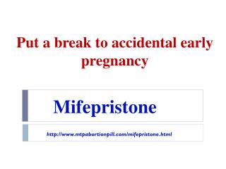 Buy Mifepristone online