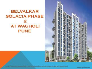 Belvalkar Solacia Phase 2 Wagholi Pune by Belvalkar Housing