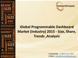 Programmable Dashboard Market (Industry) 2015 - Capacity, Production, Price
