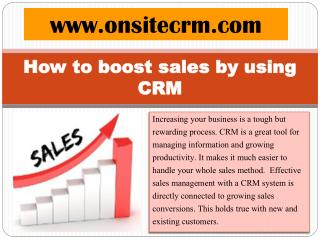 How to boost sales by using CRM