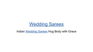 buy wedding sarees