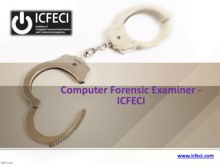 Computer forensic examiner - icfeci