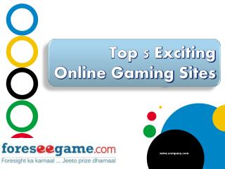 Top 5 Exciting Online Gaming Sites