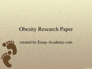 Obesity Research Paper