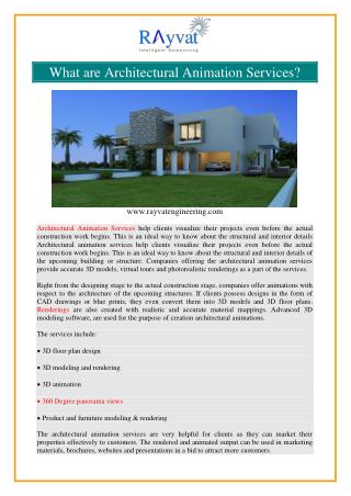 Architectural Animation Services