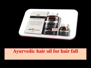 Ayurvedic hair oil for hair fall