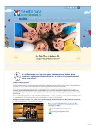 The Kidds Place – Dentistry Website Spokane, WA