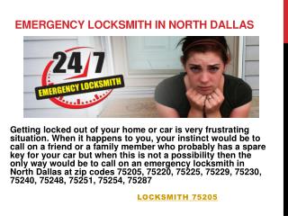North Dallas Locksmith 75220