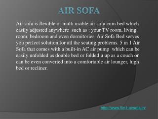 Air sofa bed