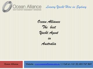 Ocean Alliance - Luxury Yacht Agent in Australia
