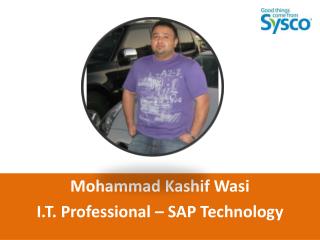 Mohammad Kashif Wasi - SAP Technology Professional