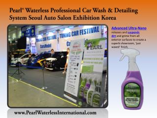 Pearl® Waterless Car Wash & Detailing-Pearl Seoul Korea.