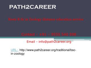 Distance Education Course In B.Sc In Zoology In Delhi, Noida @9278888356