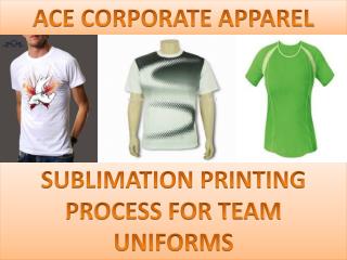 Ace Corporate Apparel - Sublimation T-Shirt Printing