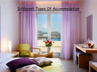 Different Types Of Accommodation