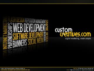 Digital Marketing Agency - Custom Creatives