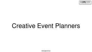Creative Event Planner