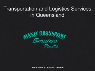 Transportation and Logistics Services in Queensland