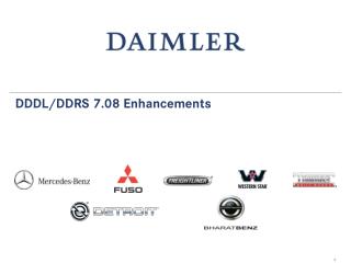 DDDL/DDRS 7.08 Enhancements