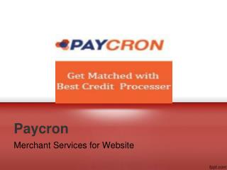 Secure Credit Card Processing & Merchant Services for Website