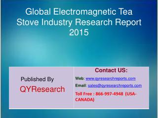 Global Electromagnetic Tea Stove Market 2015 Industry Share, Overview, Forecast, Analysis, Growth, Research and Trends