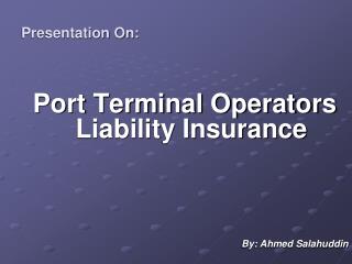 Presentation On: