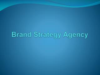 Brand Strategy Agency