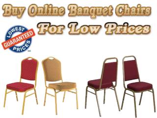 Buy Online Banquet Chairs For Low Prices