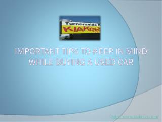 Important Tips To Keep In Mind While Buying A Used Car