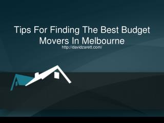 Tips For Finding The Best Budget Movers In Melbourne