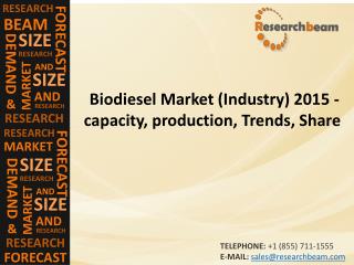 Biodiesel Market (Industry) 2015 - capacity, production, Trends, Share