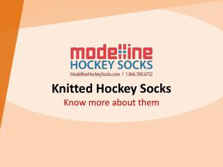 Knitted Hockey Socks