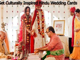 Get Culturally Inspired Hindu Wedding Cards.