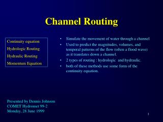 Channel Routing