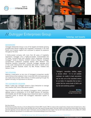 Opus Interactive - Outrigger Enterprises Group