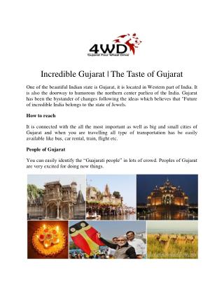 The Real Taste of Gujarat