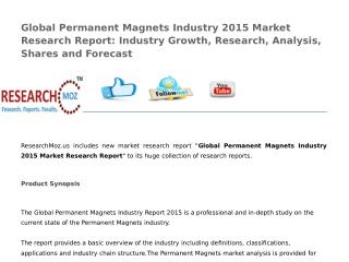 Global Permanent Magnets Industry 2015 Market Research Report