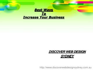Webdesign Sydney Offers Web Development & Hosting Services