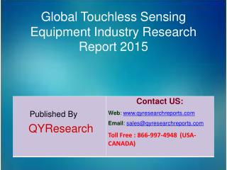 Global Touchless Sensing Equipment Industry 2015 Market Analysis, Shares, Insights, Forecasts, Applications, Trends, Gro